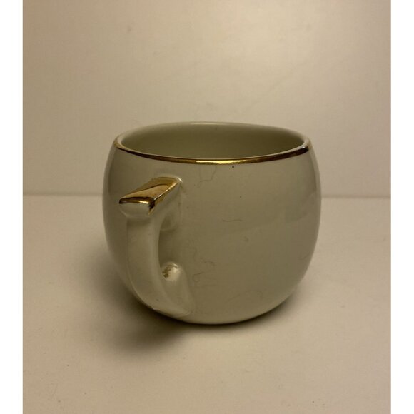 Vtg Hall Tom & Jerry Ball Shaped Replacement Punch Cup Gold Trim - Picture 4 of 14